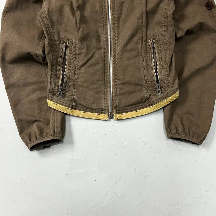 [SOLD OUT] BOSS 브라운 논카라 자켓