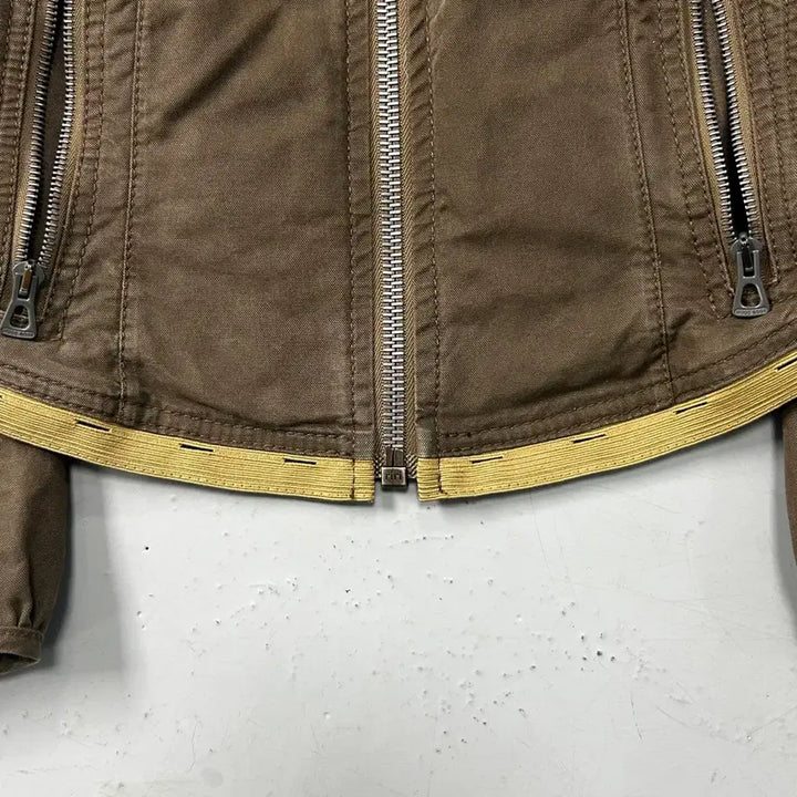 [SOLD OUT] BOSS 브라운 논카라 자켓