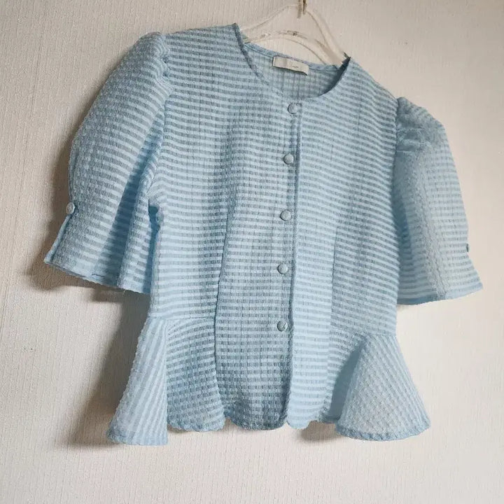 [SOLD OUT] JJ지고트 시어서커  블라우스형 크롭자켓55썸머