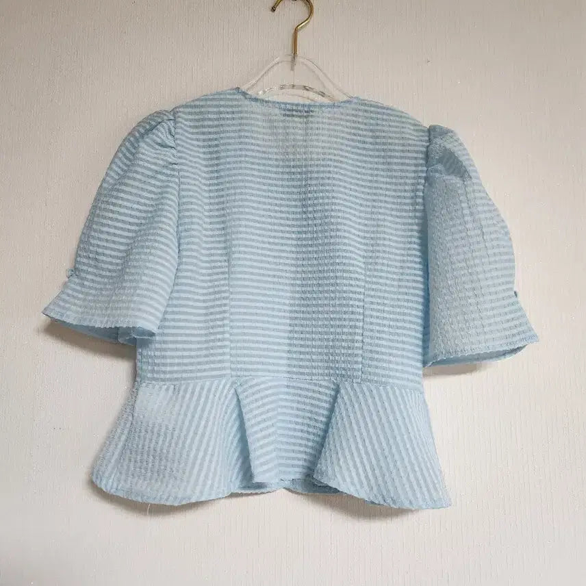 [SOLD OUT] JJ지고트 시어서커  블라우스형 크롭자켓55썸머