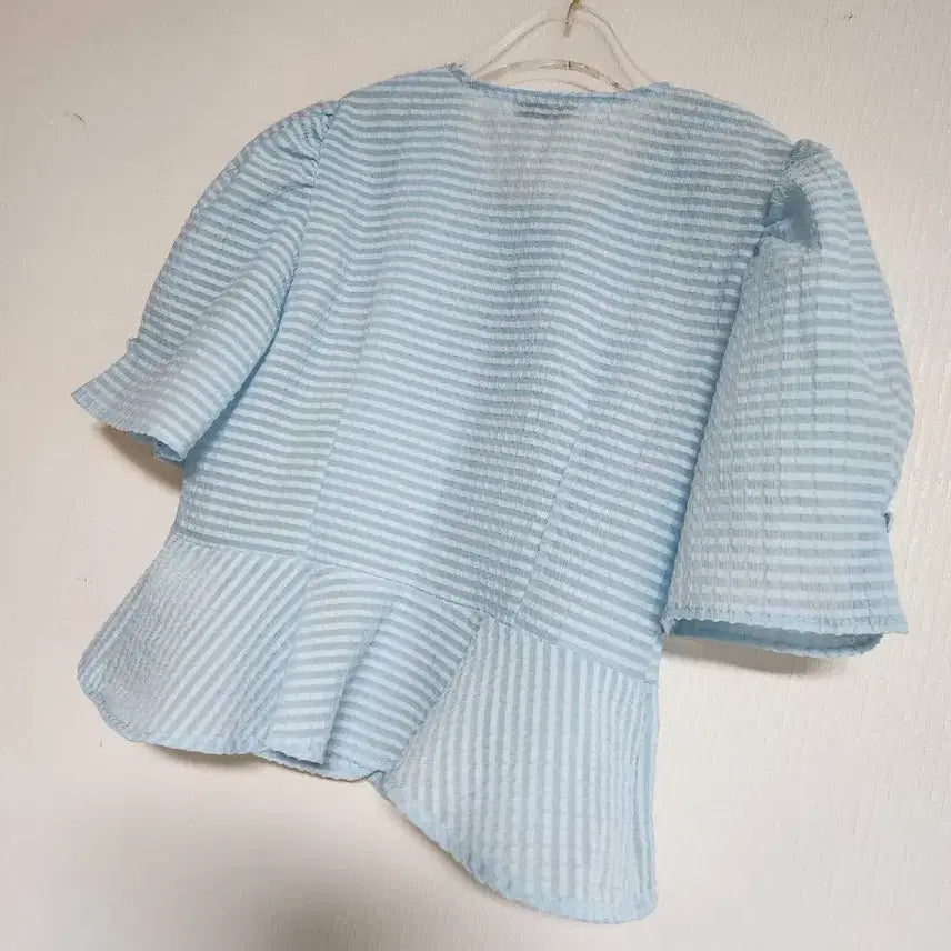 [SOLD OUT] JJ지고트 시어서커  블라우스형 크롭자켓55썸머