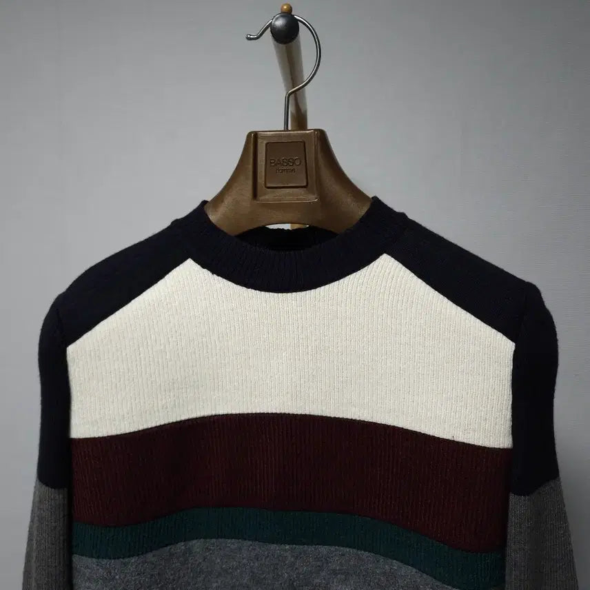 [BUNJANG] Deuel Color Block Knit Dress / 55 ) 듀엘 컬러 블럭 니트 원피스