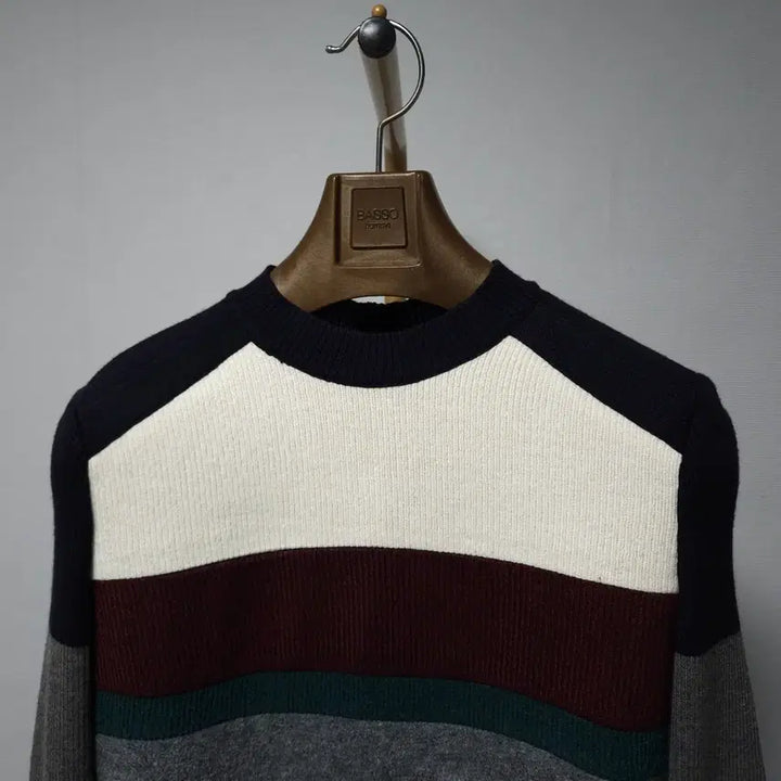 [BUNJANG] Deuel Color Block Knit Dress / 55 ) 듀엘 컬러 블럭 니트 원피스