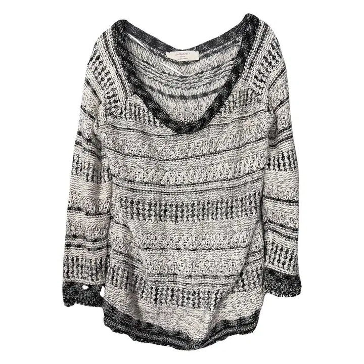 [BUNJANG] ZARA Bohemian Vintage Knit Sweater / 자라 보헤미안 빈티지 니트 M
