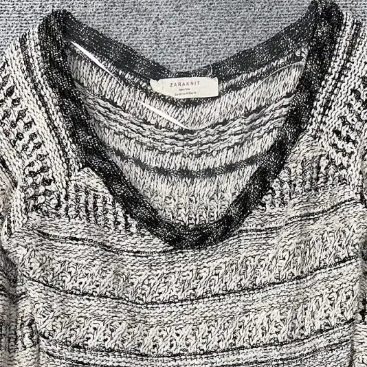 [BUNJANG] ZARA Bohemian Vintage Knit Sweater / 자라 보헤미안 빈티지 니트 M