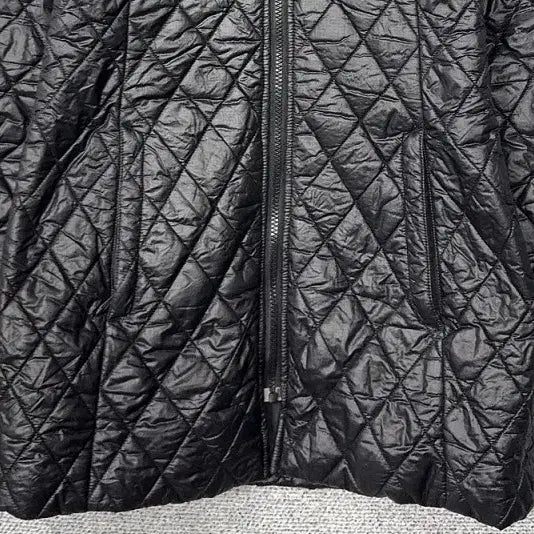 [BUNJANG] The North Face Gray Quilted Lightweight Long Down Jacket / 노스페이스 그레이 퀄팅 경량 롱패딩 XS/TP