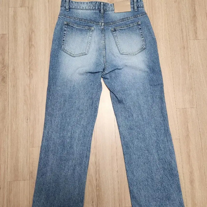[BUNJANG] Portners Straight Mid Blue Denim Jeans / 포트너스 스트레이트 미드 블루 데님 청바지