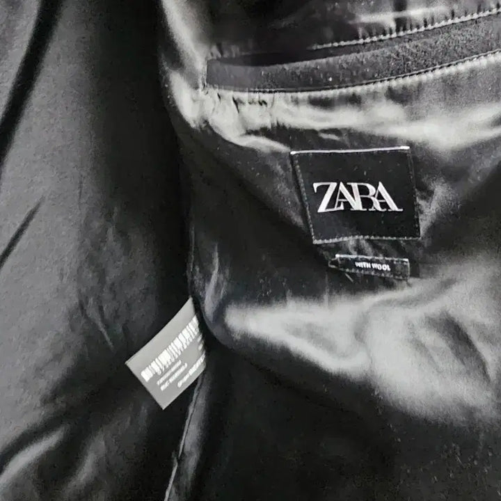 [BUNJANG] ZARA Black Wool Coat / ZARA 블랙 모직 코트