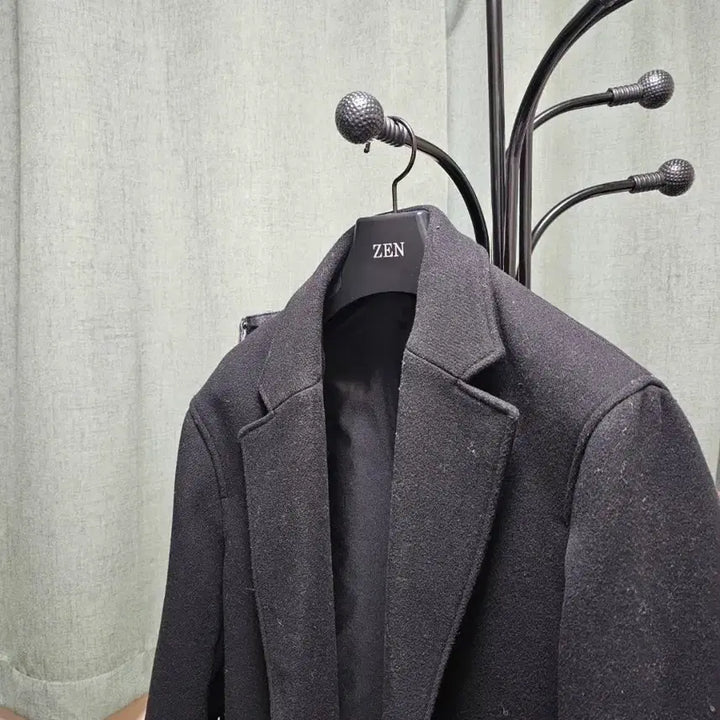 [BUNJANG] ZARA Black Wool Coat / ZARA 블랙 모직 코트