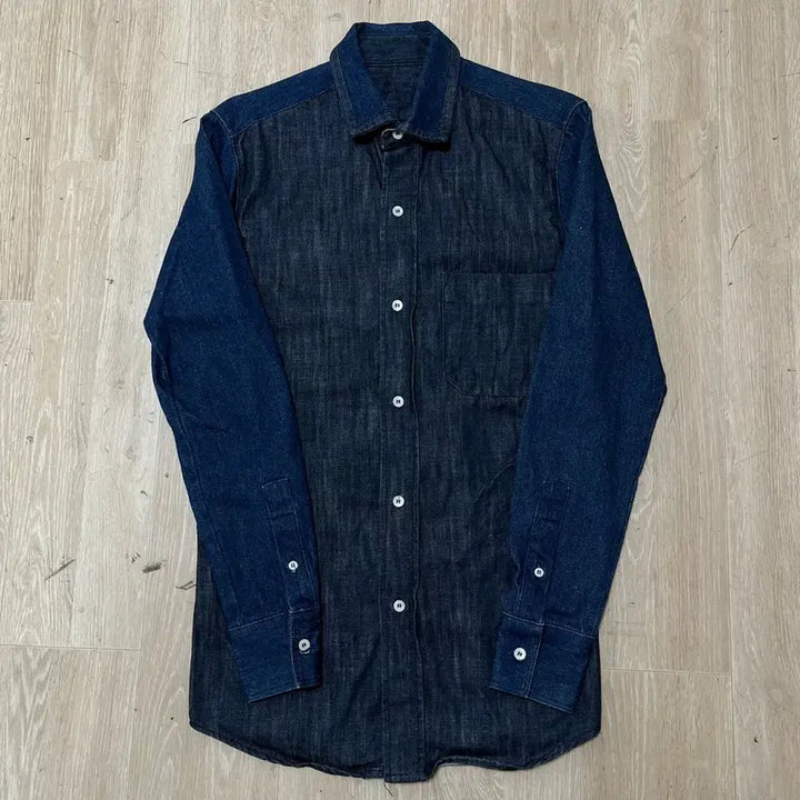 [BUNJANG] LUIRE Cotton Denim Shirt 44 / LUIRE 코튼 데님 셔츠 44