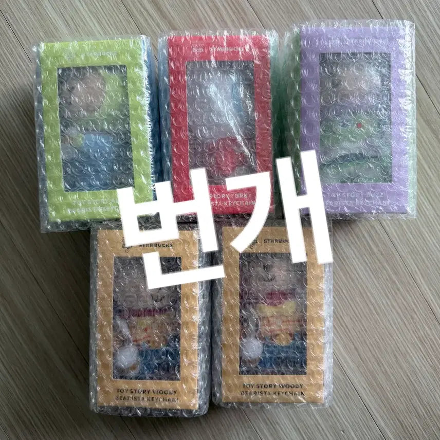 [BUNJANG] Starbucks Toy Story Woody Alien Buzz Forky Keyring Keychains / 스타벅스 토이스토리 키링 키체인 우디 알린 버즈 포키