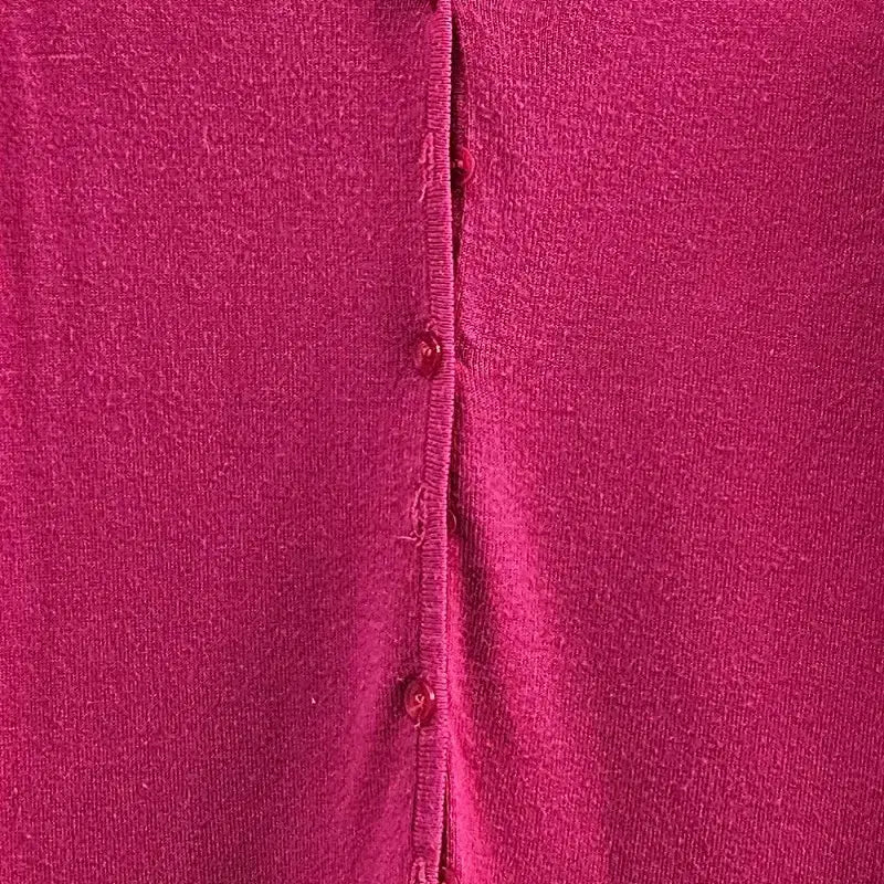 [BUNJANG] JUST WOMAN ITALY Pink Wool Blend Cardigan / JUST WOMAN ITALY 가디건 여 66 J5024