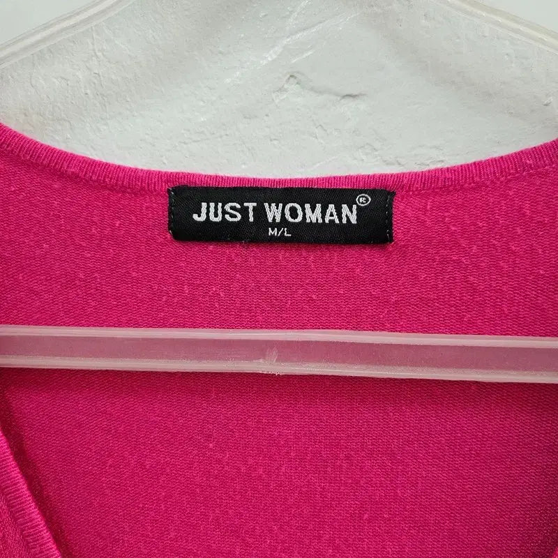 [BUNJANG] JUST WOMAN ITALY Pink Wool Blend Cardigan / JUST WOMAN ITALY 가디건 여 66 J5024