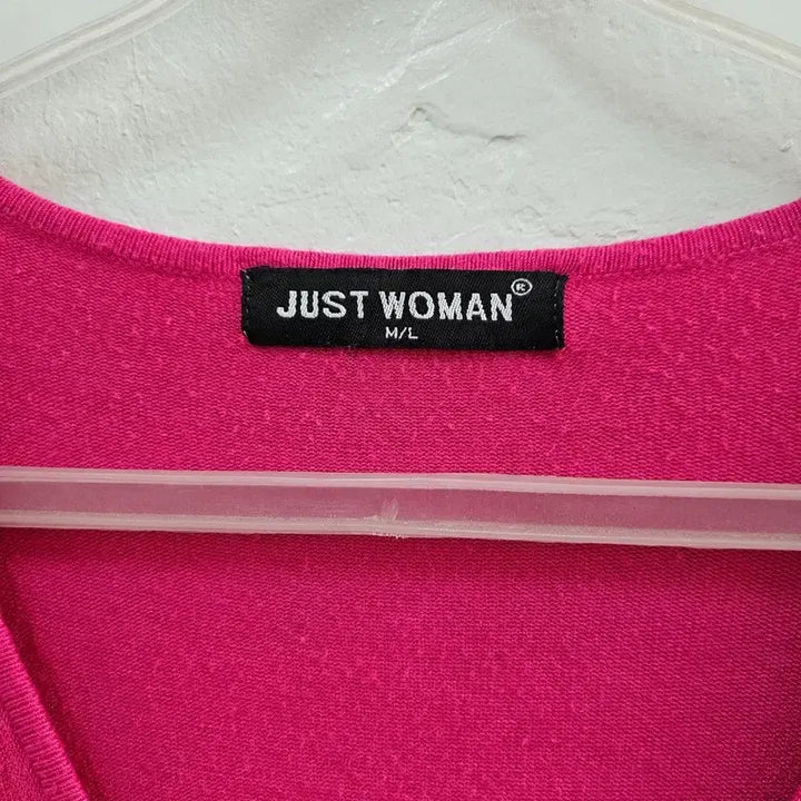 [BUNJANG] JUST WOMAN ITALY Pink Wool Blend Cardigan / JUST WOMAN ITALY 가디건 여 66 J5024
