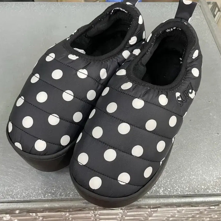 [BUNJANG] Soo Boo Vamp Platform Dot Shoes / 수부 뱀프 플랫폼 도트 25cm