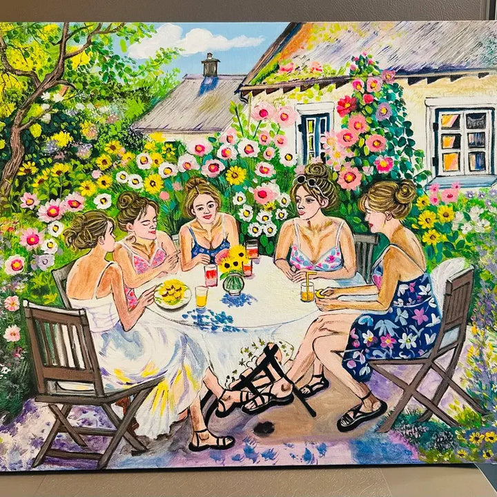 [BUNJANG] Acrylic Painting on Canvas: Women&