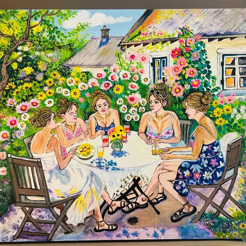 [BUNJANG] Acrylic Painting on Canvas: Women&