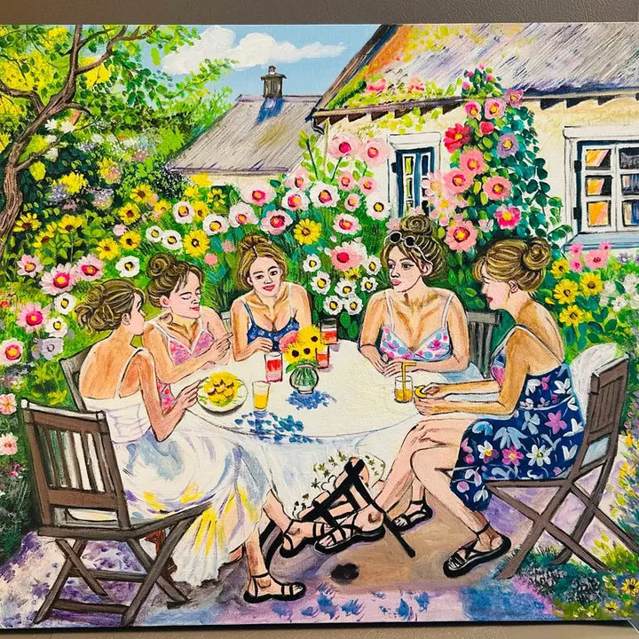 [BUNJANG] Acrylic Painting on Canvas: Women&