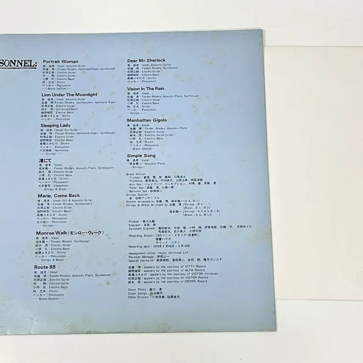 [BUNJANG] Yoshitaka Minami Speak Low LP / 시티팝LP 미나미 요시타카Yoshitaka Minami-Speak Low