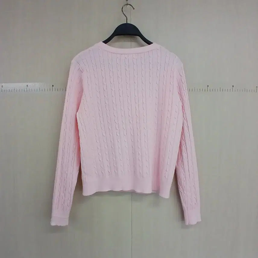 [SOLD OUT] RYONYU 꽈배기 핑크 가디건