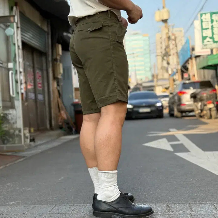 [BUNJANG] British RAF Tropical Shorts / 50-70s 영국군 RAF 트로피컬 쇼츠 33