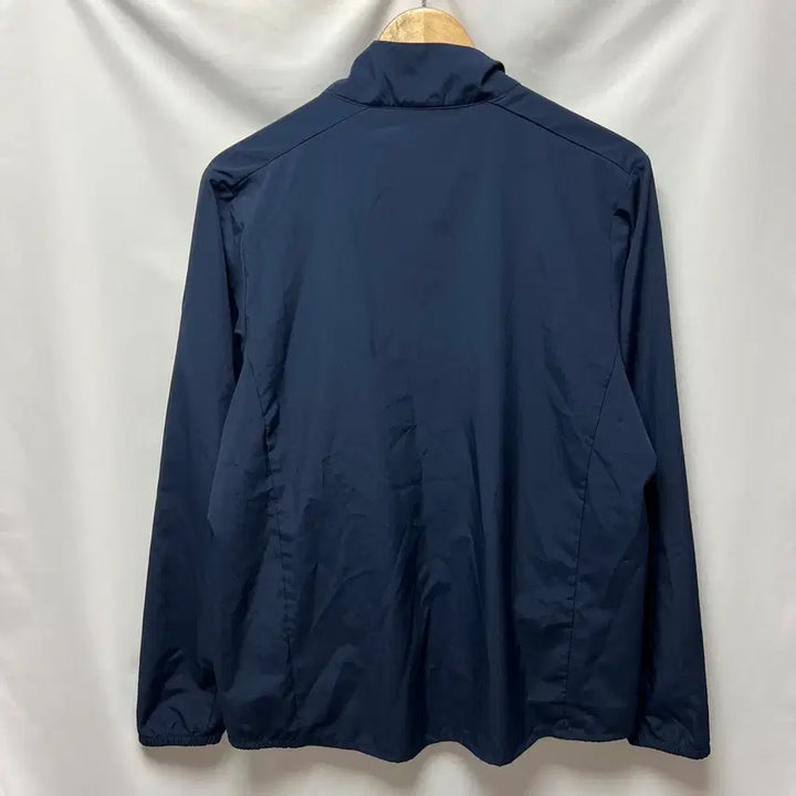 [SOLD OUT] [정품/M] 나이키 스우시 드라이핏 런닝 네이비 우븐 바람막이