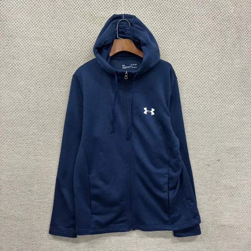 [BUNJANG] Under Armour Printed Logo Hoodie Jacket XL / 언더아머 캐주얼 프린팅로고 후드집업 XL A09176