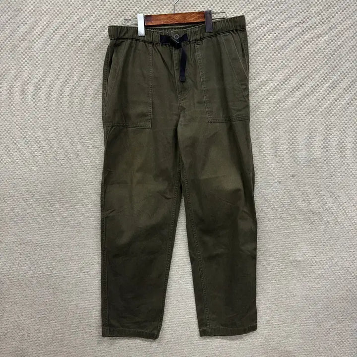[BUNJANG] Musinsa Standard Belted Cotton Pants 32 inch / 무신사스탠다드 벨티드 코튼팬츠 면바지 32인치 A09241