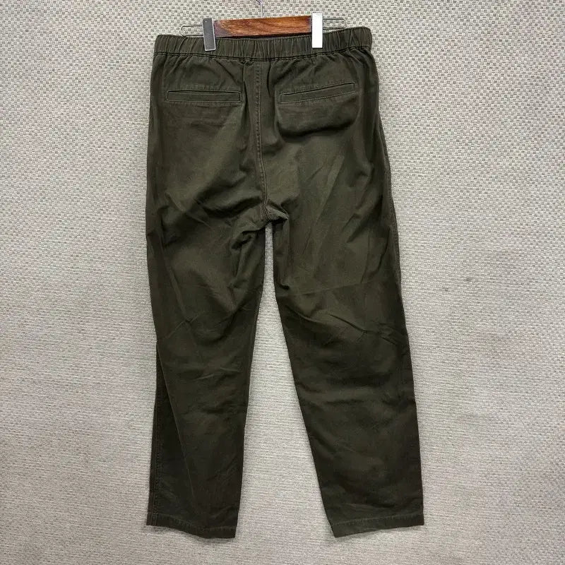 [BUNJANG] Musinsa Standard Belted Cotton Pants 32 inch / 무신사스탠다드 벨티드 코튼팬츠 면바지 32인치 A09241