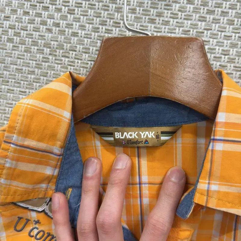 [BUNJANG] Black Yak Checkered Shirt / 블랙야크 체크 셔츠 95 M16298