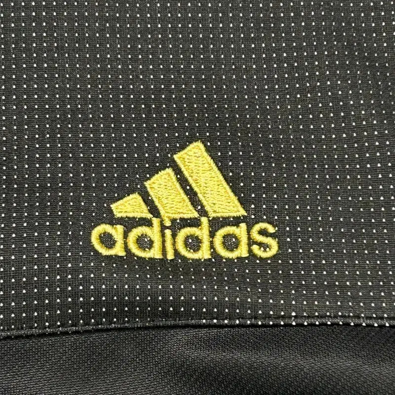 [BUNJANG] Adidas Windbreaker Jersey Jacket Black-Yellow 105 / 아디다스 바람막이 져지 자켓 블랙-옐로우 105
