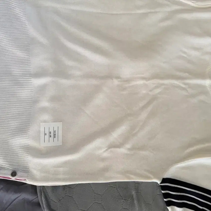 [BUNJANG] Thom Browne Short Sleeve Knit Top White / 톰브라운 반팔 니트 흰색