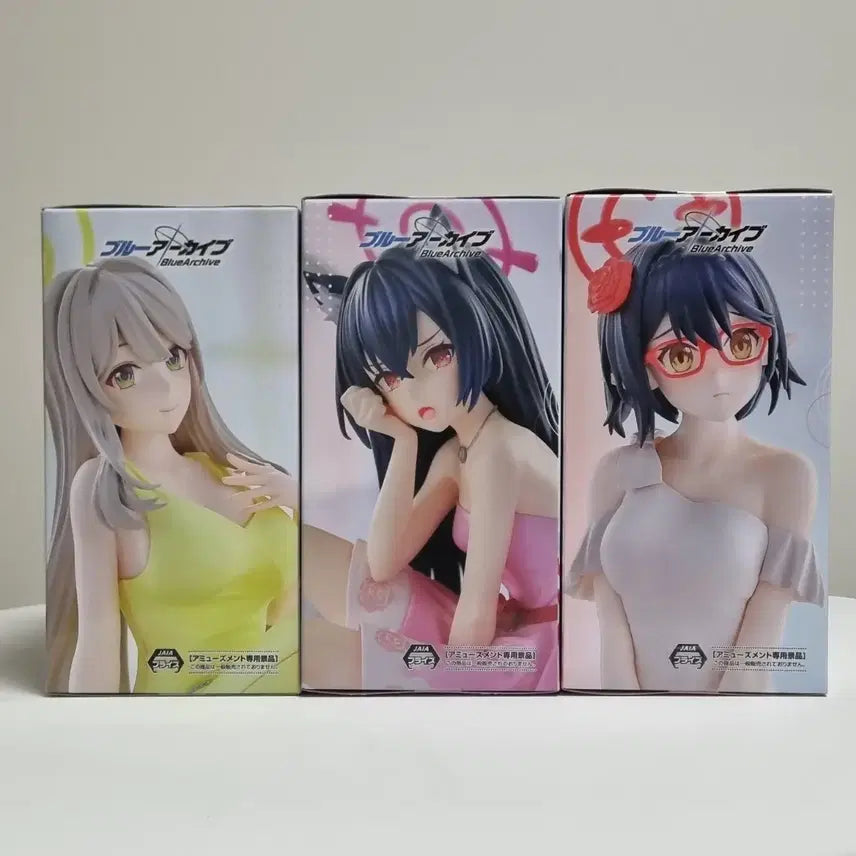 [BUNJANG] Sega Blue Archive Yumemirais Figure Set / [미개봉]세트 세가 블루아카이브 세리카 아야네 노노미 피규어 3종
