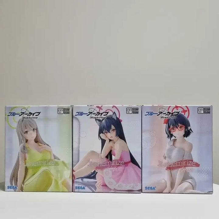 [BUNJANG] Sega Blue Archive Yumemirais Figure Set / [미개봉]세트 세가 블루아카이브 세리카 아야네 노노미 피규어 3종