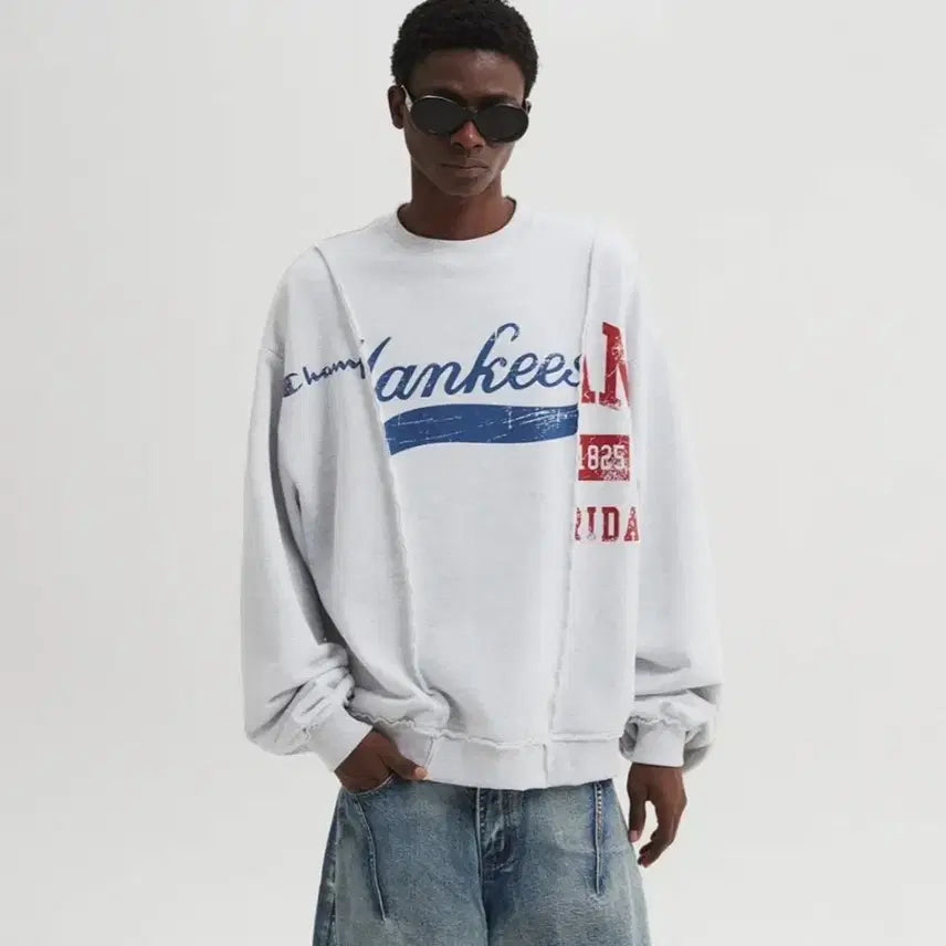 [BUNJANG] DNSR Rework Sweatshirt Men&