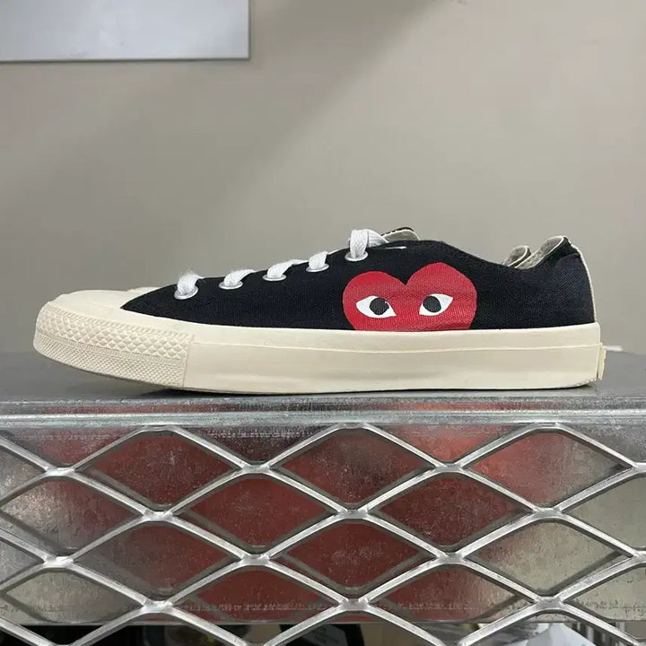 [BUNJANG] Converse x Comme des Garcons Chuck 70 Black Sneakers / 컨버스 X 꼼데가르송 척 70 블랙 260 (gr-4490)