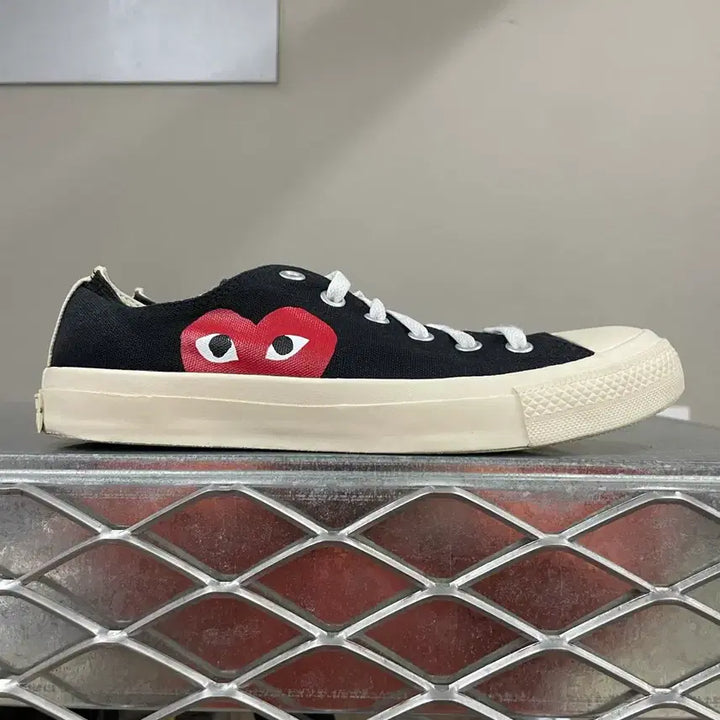 [BUNJANG] Converse x Comme des Garcons Chuck 70 Black Sneakers / 컨버스 X 꼼데가르송 척 70 블랙 260 (gr-4490)