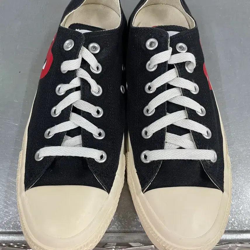 [BUNJANG] Converse x Comme des Garcons Chuck 70 Black Sneakers / 컨버스 X 꼼데가르송 척 70 블랙 260 (gr-4490)