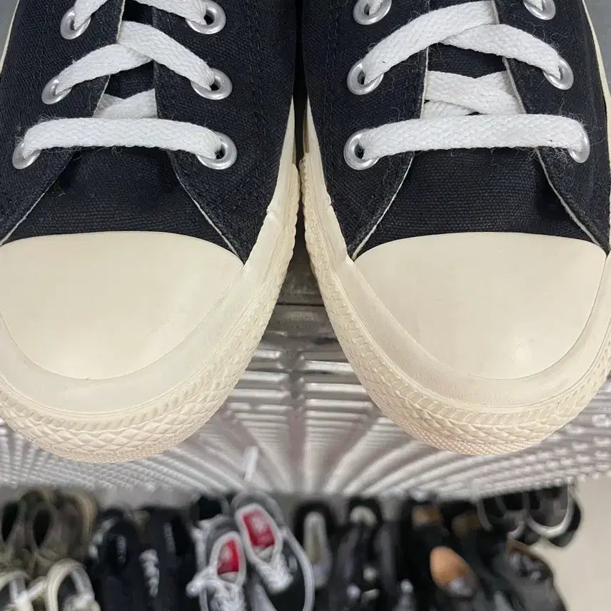 [BUNJANG] Converse x Comme des Garcons Chuck 70 Black Sneakers / 컨버스 X 꼼데가르송 척 70 블랙 260 (gr-4490)