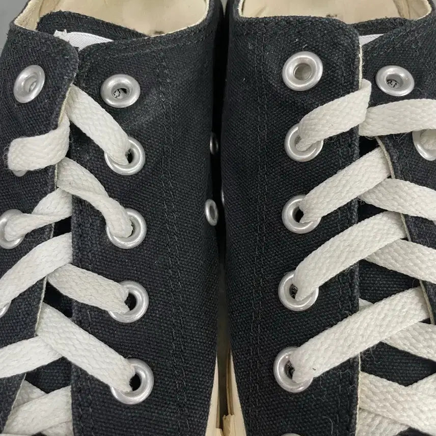 [BUNJANG] Converse x Comme des Garcons Chuck 70 Black Sneakers / 컨버스 X 꼼데가르송 척 70 블랙 260 (gr-4490)