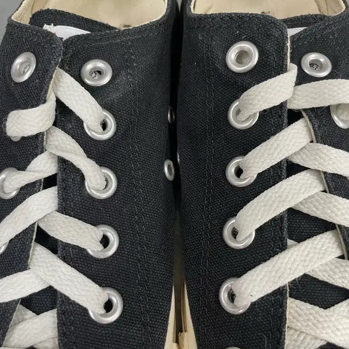 [BUNJANG] Converse x Comme des Garcons Chuck 70 Black Sneakers / 컨버스 X 꼼데가르송 척 70 블랙 260 (gr-4490)
