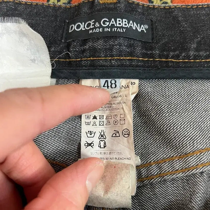 [SOLD OUT] [32-33] 돌체앤가바나  빈티지 14 흑청 데님 팬츠