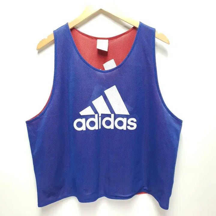 [BUNJANG] Adidas Reversible Mesh Sleeveless Top (Size 110) / 아디다스 리버시블 매쉬 민소매 티 110