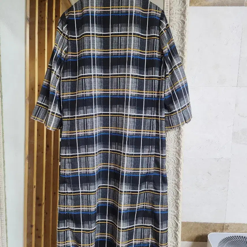 [BUNJANG] VALENCIA Check Long Cardigan / VALENCIA 체크 롱 가디건 FREE