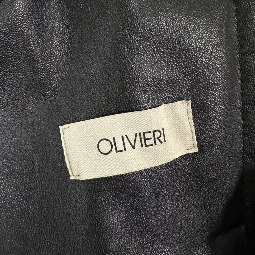 [BUNJANG] OLIVIERI Leather Lace Jacket / [ OLIVIERI ] 란스미어 올리비에리 가죽 레이스 자켓