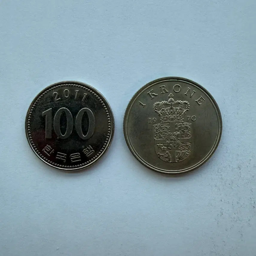 [BUNJANG] Denmark 1970 1 Krone Coin / 1970년 덴마크 1크로네 동전 S1797
