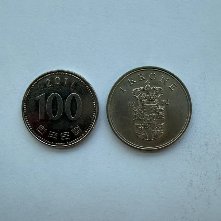 [BUNJANG] Denmark 1970 1 Krone Coin / 1970년 덴마크 1크로네 동전 S1797