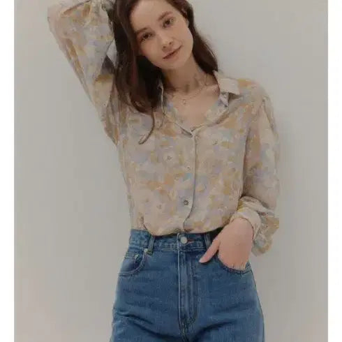 [SOLD OUT] 오앨 아이유 수채화 블라우스