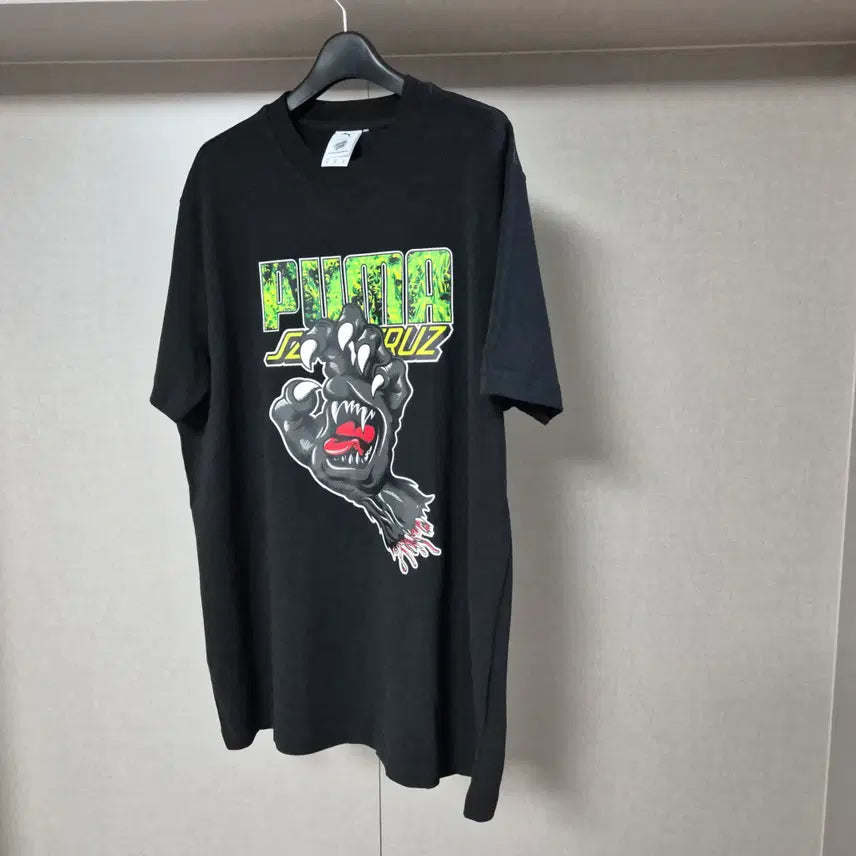 [SOLD OUT] 95-100)푸마 산타크루즈 남성 반팔티 블랙