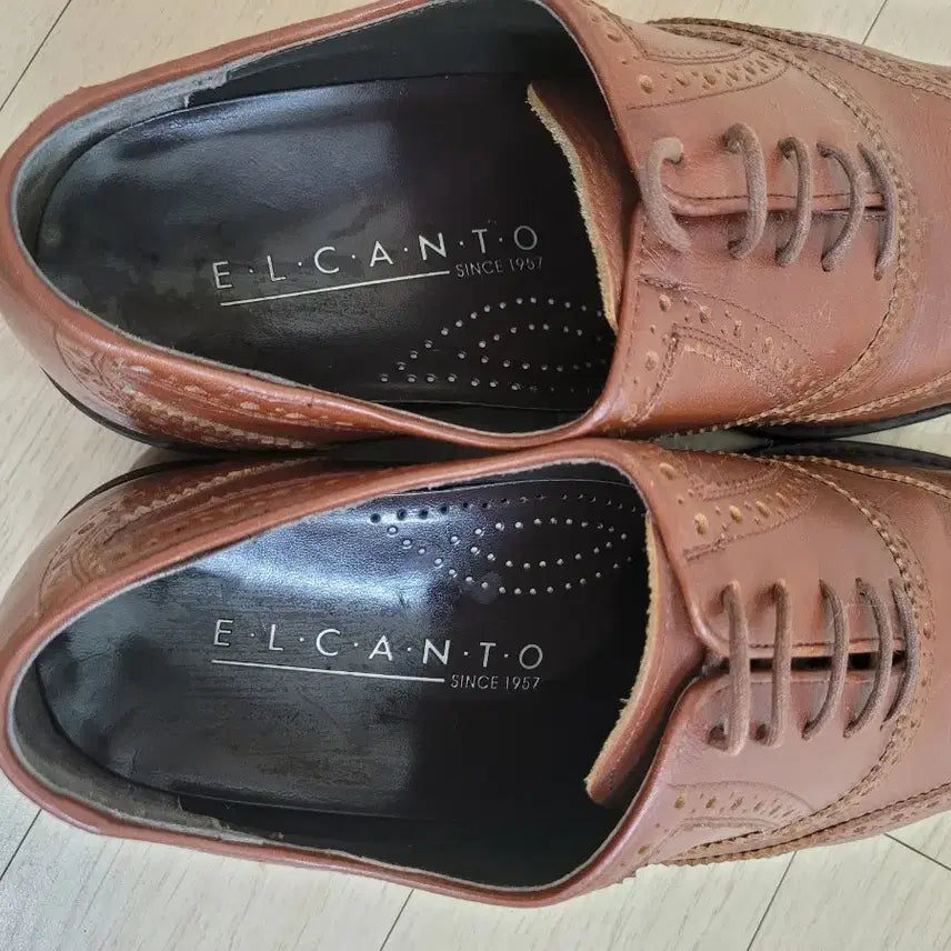 [SOLD OUT] 엘칸토 Elcanto 남자 윙팁 구두 로퍼 280 브라운